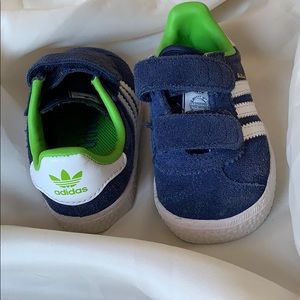 Baby boy Adidas running shoes!!